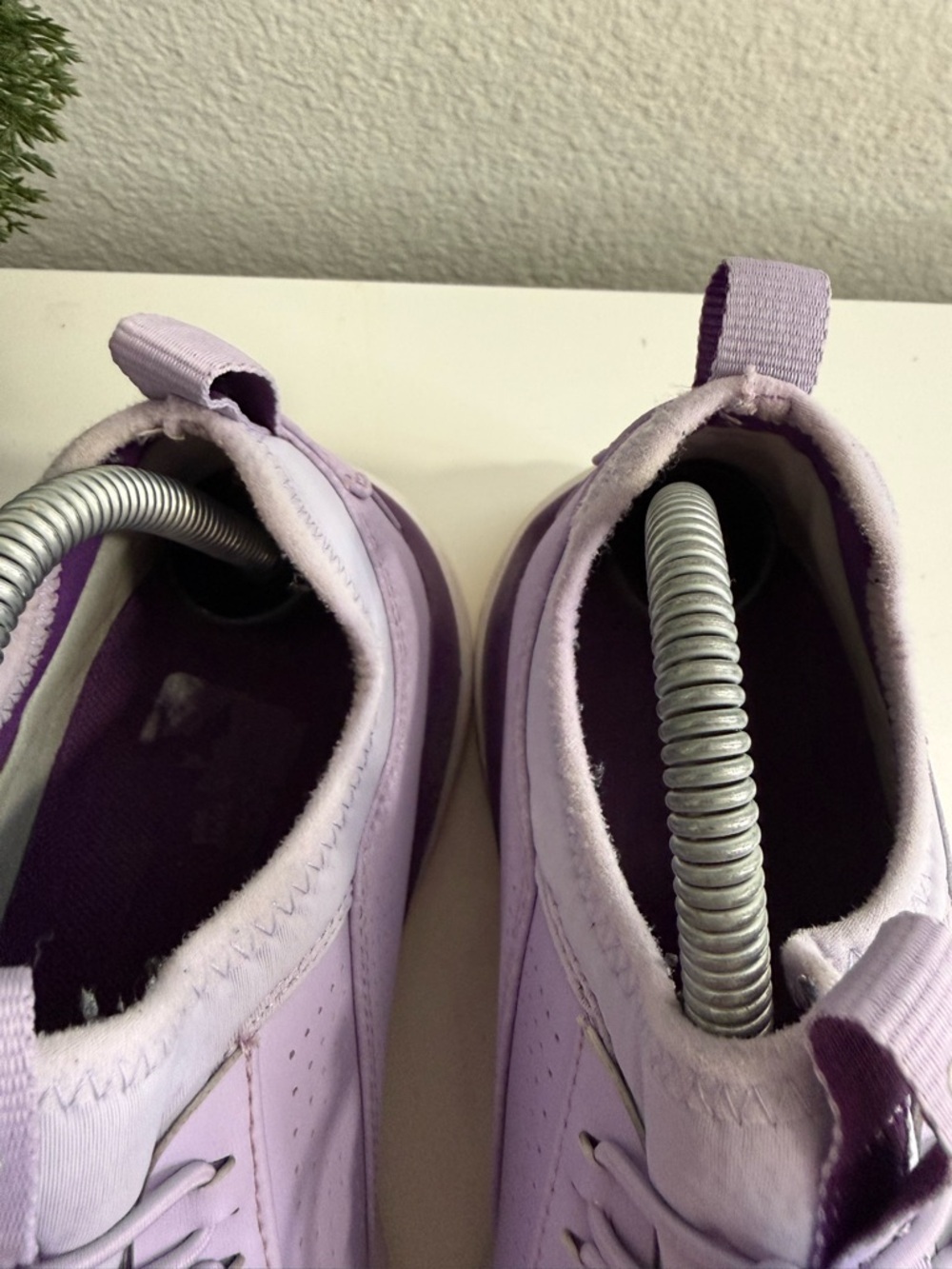 Clove Women's Lavender Athletic Sneakers with Deep Purple Accents - Picture 3 of 9